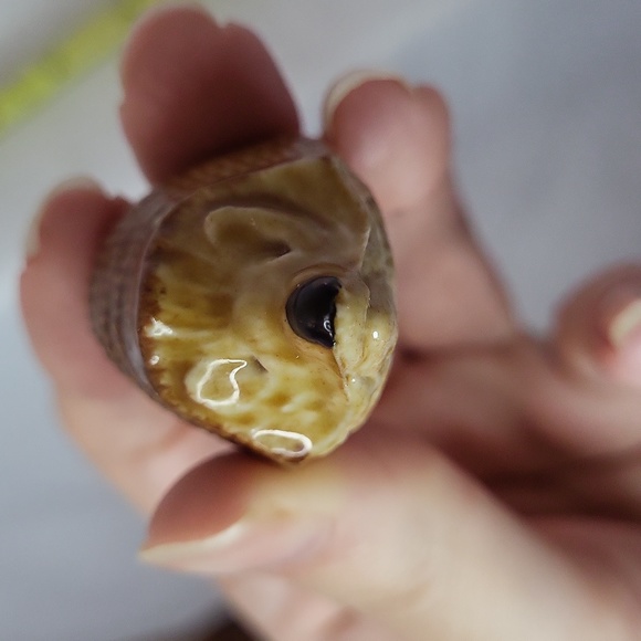 Wade Whimsies Hedge Hog Porccipine Vintage Wade Figurine little over 1.5" - Picture 6 of 9